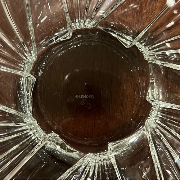 Lenox Arctic Bloom Crystal Bowl - Picture 2 of 5